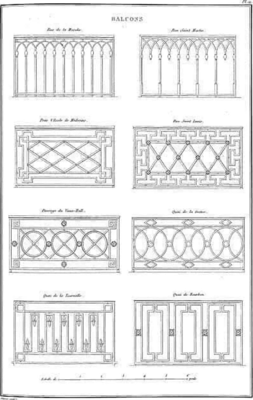 Modele de balustrade — model de referință BL351
