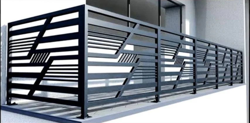 Balustradă metalică — model de referință BL438