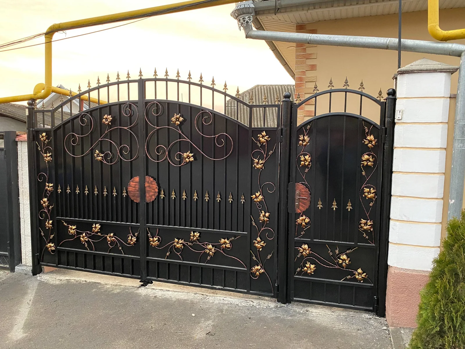 Porți P102 — fotografie din portofoliul gardporti.md