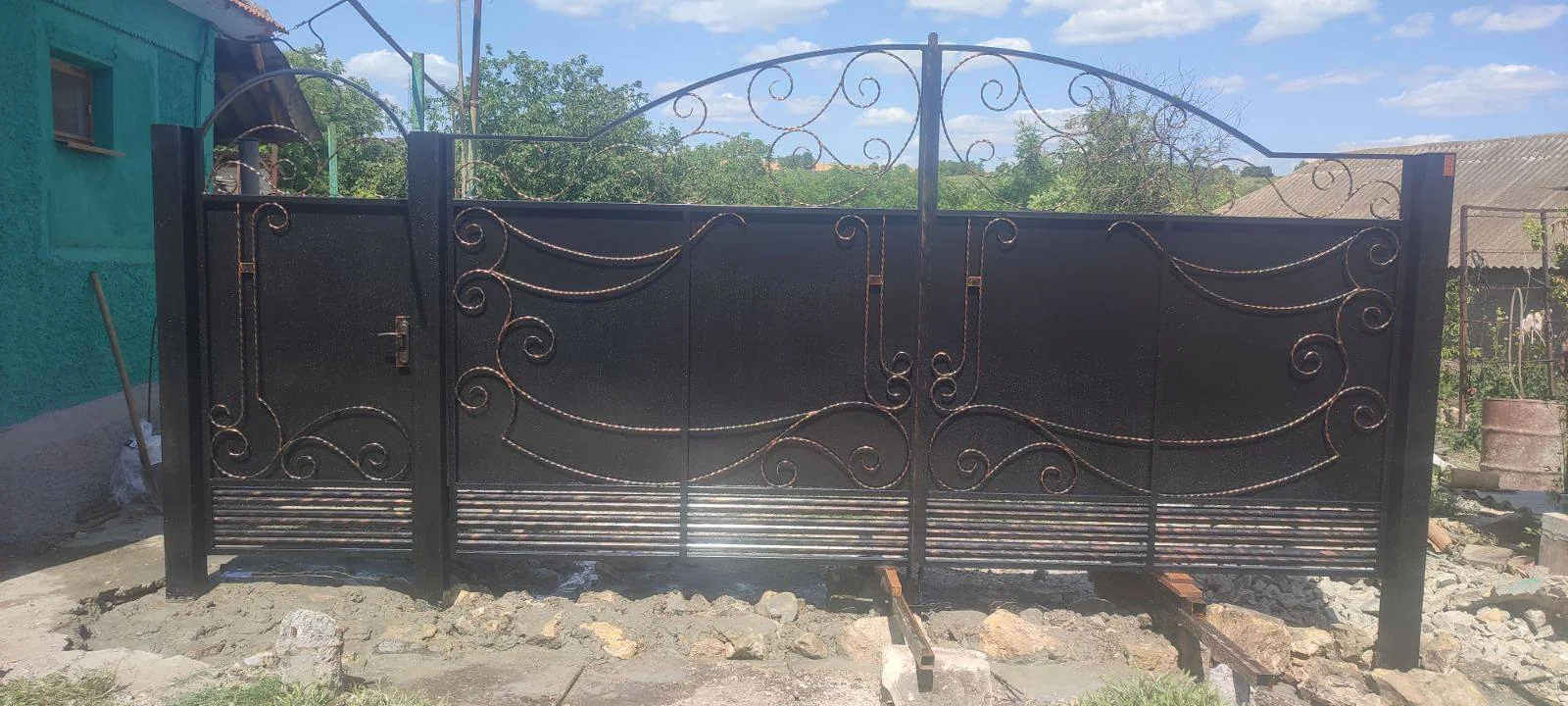 Porți P50 — fotografie din portofoliul gardporti.md